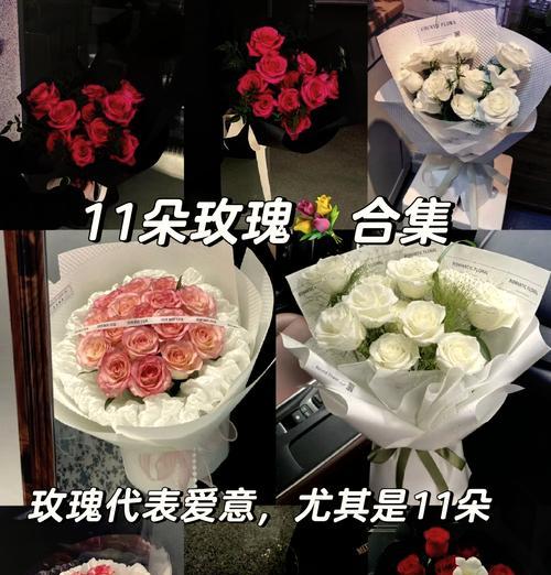 21朵玫瑰和11朵百合的含义是什么？图片中如何展示？